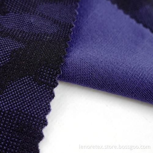 GRS-Certificated Eco Friendly Recycled Knit Jacquard Fabric